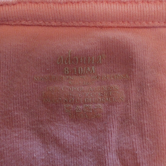 Adonna Short Sleeve Pink Flowered Capri PJ M - Picture 3 of 12